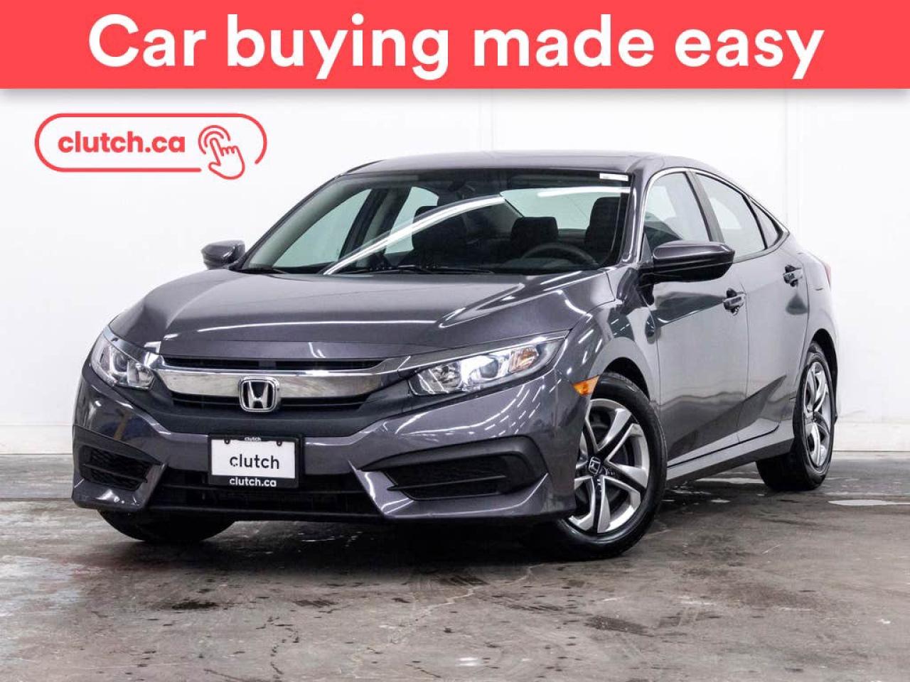 Used 2017 Honda Civic LX w/Apple Carplay & Android Auto, Heated Front Seats, Backup Cam for sale in Toronto, ON