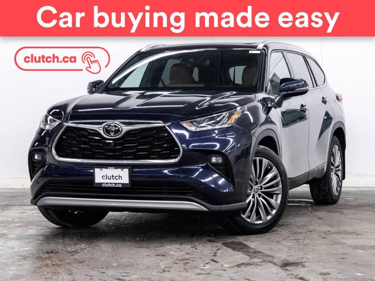 Used 2021 Toyota Highlander Platinum AWD w/Apple CarPlay & Android Auto, Heated Front Seats, Backup Cam for sale in Toronto, ON