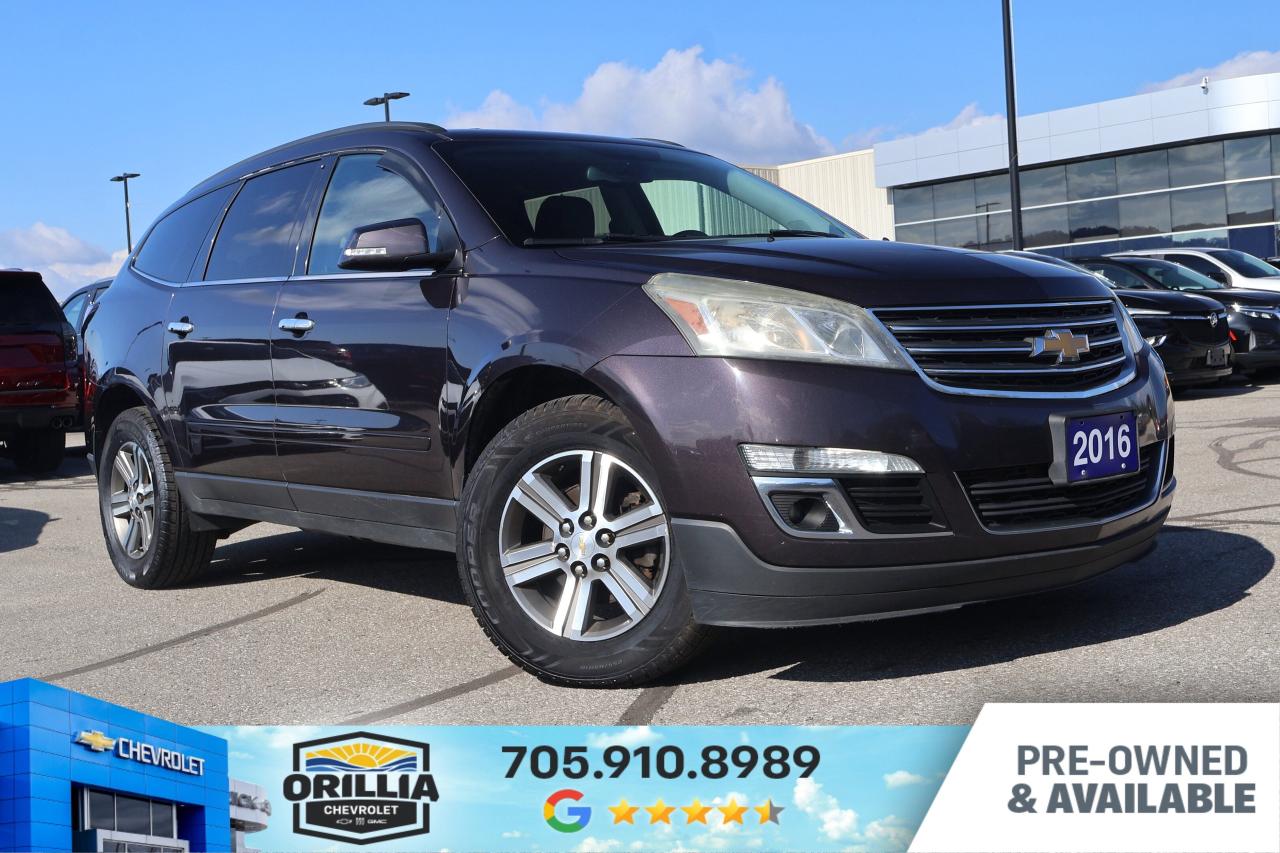 Used 2016 Chevrolet Traverse LT | MP3 Capability | for sale in Orillia, ON