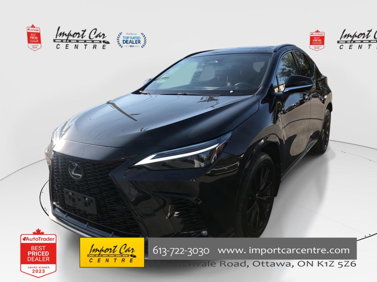 Used 2024 Lexus NX 350 F SPORT 3!  MARK LEVINSON, HUDS, PANO. ROOF, NAVI, for sale in Ottawa, ON