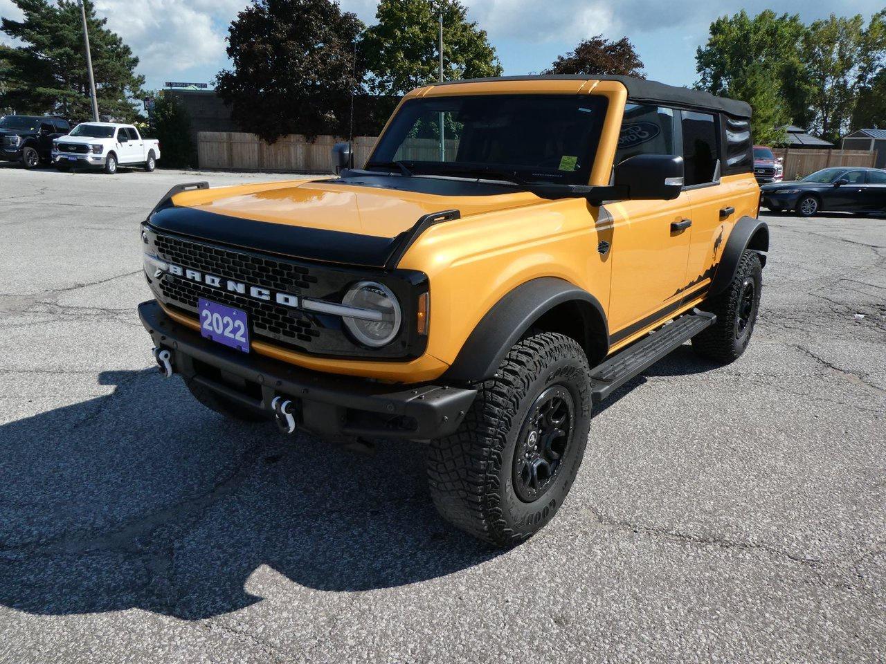Used 2022 Ford Bronco BIG/BLAC/WILD T Wildtrak for sale in Essex, ON