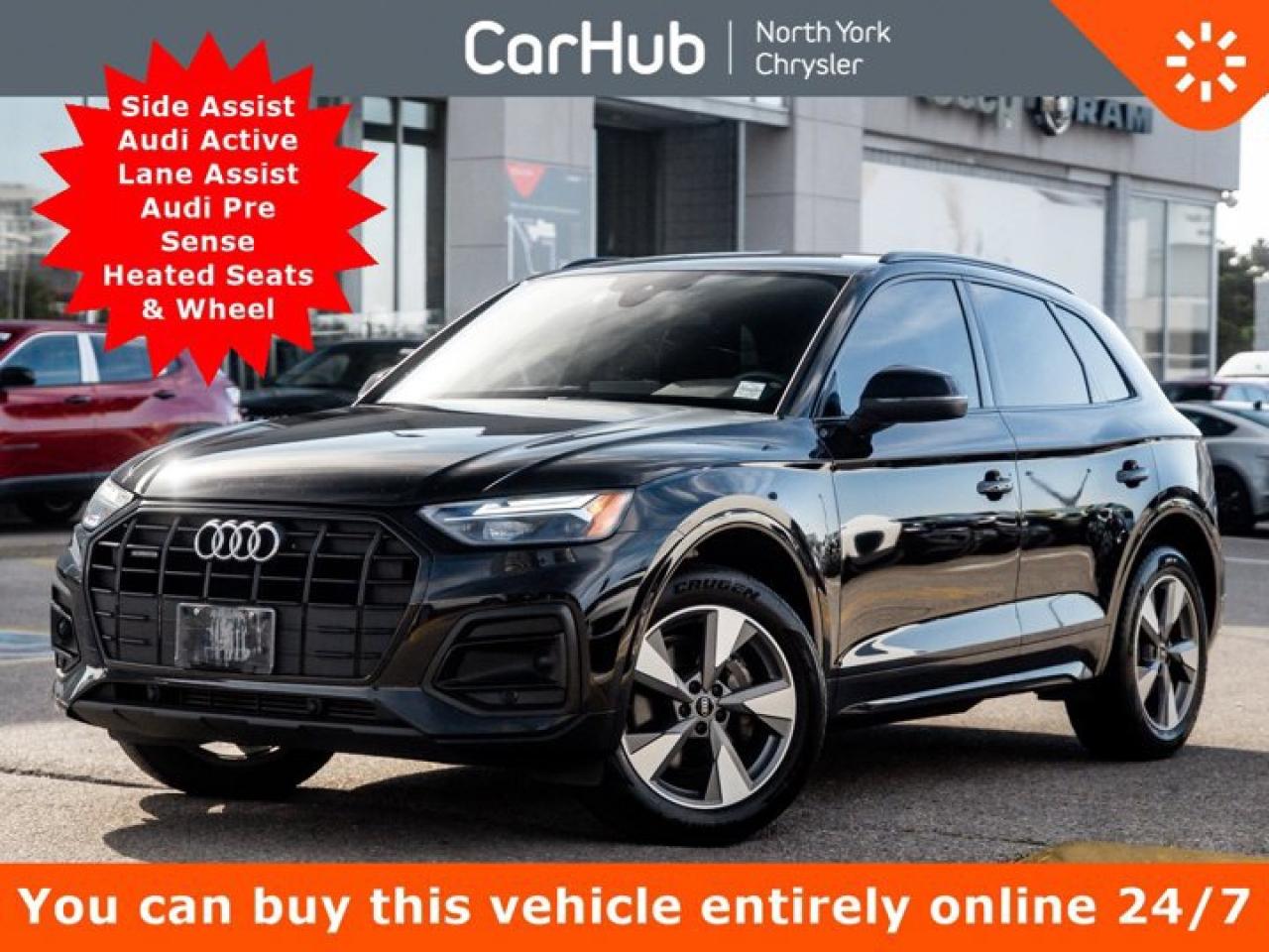 Used 2023 Audi Q5 Komfort Side Assist Audi Active Lane Assist Audi Pre Sense Heated Seats & Wheel for sale in Thornhill, ON