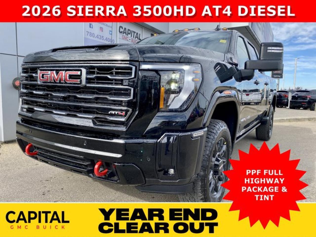 New 2026 GMC Sierra 3500 HD Crew Cab AT4 for sale in Edmonton, AB