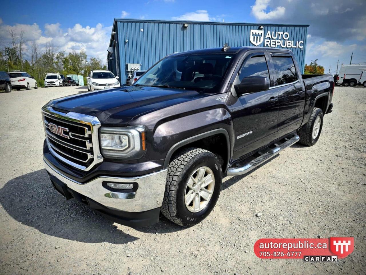 Used 2016 GMC Sierra 1500 SLE 5.3L 4x4 Crew Cab Certified Well Maintained for sale in Orillia, ON