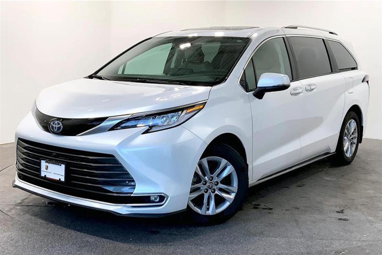 Highly Equipped with Adaptive Cruise Control, Blind Spot Monitoring with Lane Departure Warning, Lane Keep Assist, Rear Cross Traffic Alert, Emergency Braking Assist, Rear View Camera, Keyless Ignition, 8-Way Power Driver Seat, Android Auto/Apple CarPlay, and much more! 2024 Toyota Sienna Hybrid LE 8-Passenger comes in White with a Beige Leather Interior! This Local BC Vehicle has been meticulously Kept by One Previous Owner with No Reported Accidents! We Accept All Trade-Ins and Buy-Ins!! For more details or to schedule a test drive with one of our highly trained sales executives, please send us a website inquiry before it&rsquo;s gone. Porsche Centre Langley has proudly earned the Porsche Premier Dealer Award eight years in a row. Conveniently located just off Highway 1 in Langley, British Columbia, we are committed to helping you find and drive your dream vehicle. Please note: A $599 documentation fee and a $690 dealer preparation fee apply to all pre-owned vehicles. Dealer #40136.