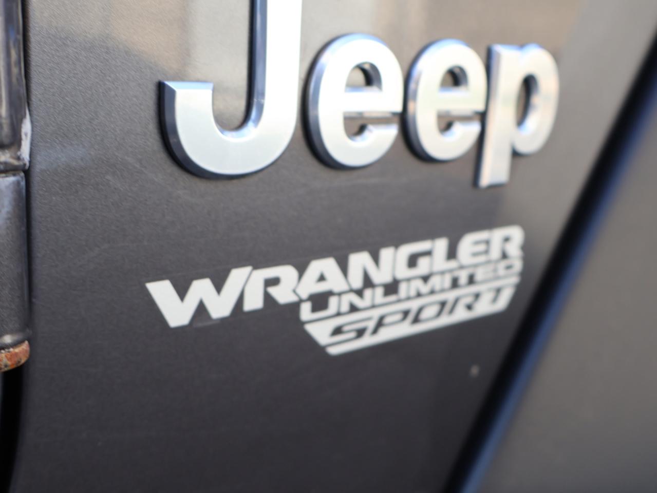 2018 Jeep Wrangler JK V6 UNLIMITED SPORT 4WD CERTIFIED *ACCIDENT FREE* CAMERA BLUETOOTH CRUISE ALLOYS - Photo #29