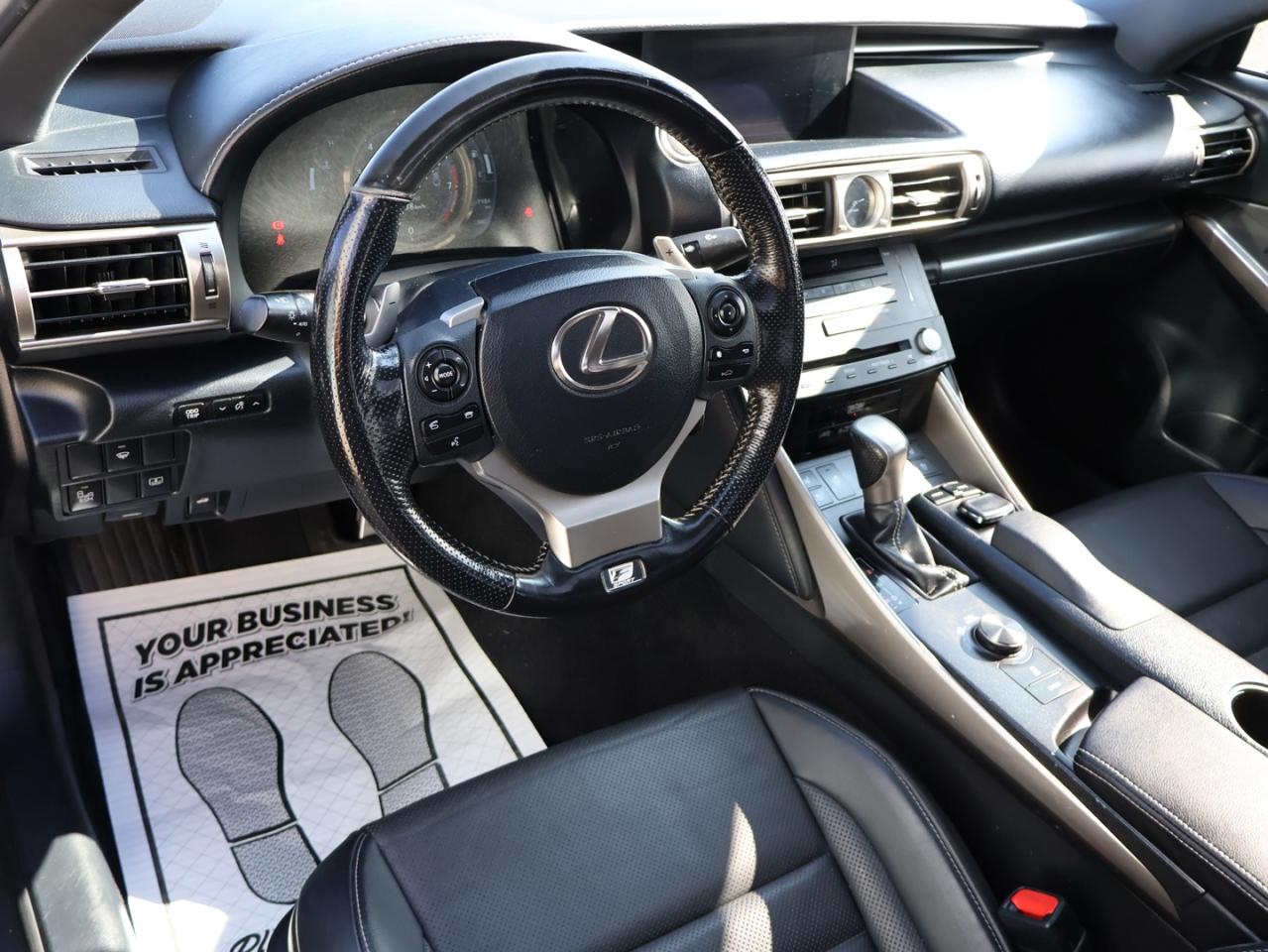 2016 Lexus IS 300 F SPORT AWD CERTIFIED CAMERA NAV BLUETOOTH LEATHER HEATED SEATS SUNROOF CRUISE ALLOYS - Photo #9