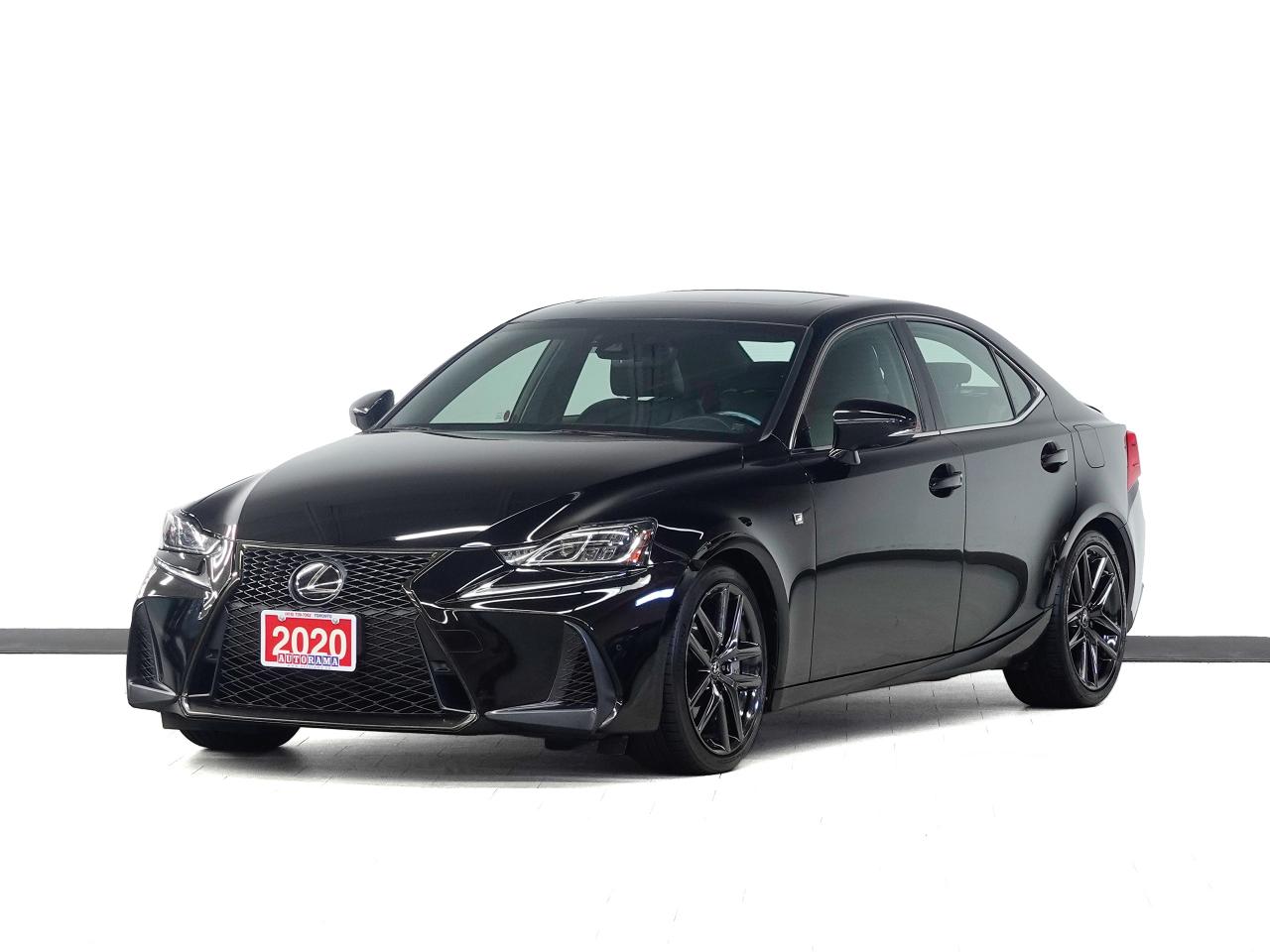 2020 Lexus IS 350 FSPORT2 | BlackLine | AWD | Nav | Leathr | Sunroof