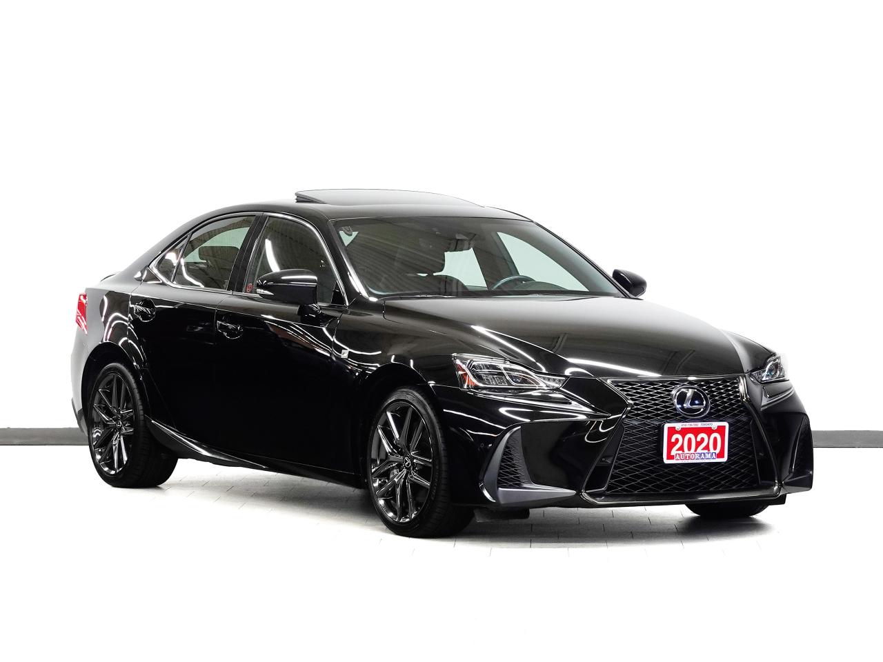 2020 Lexus IS 350 FSPORT2 | BlackLine | AWD | Nav | Leathr | Sunroof