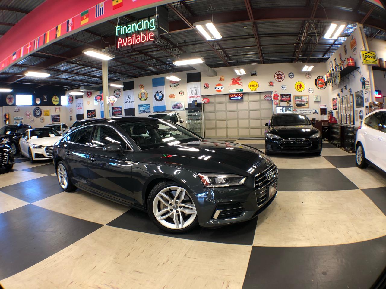 2018 Audi A5 TECHNIK AWD LEATHER PAN/ROOF NAV B/SPOT CAM