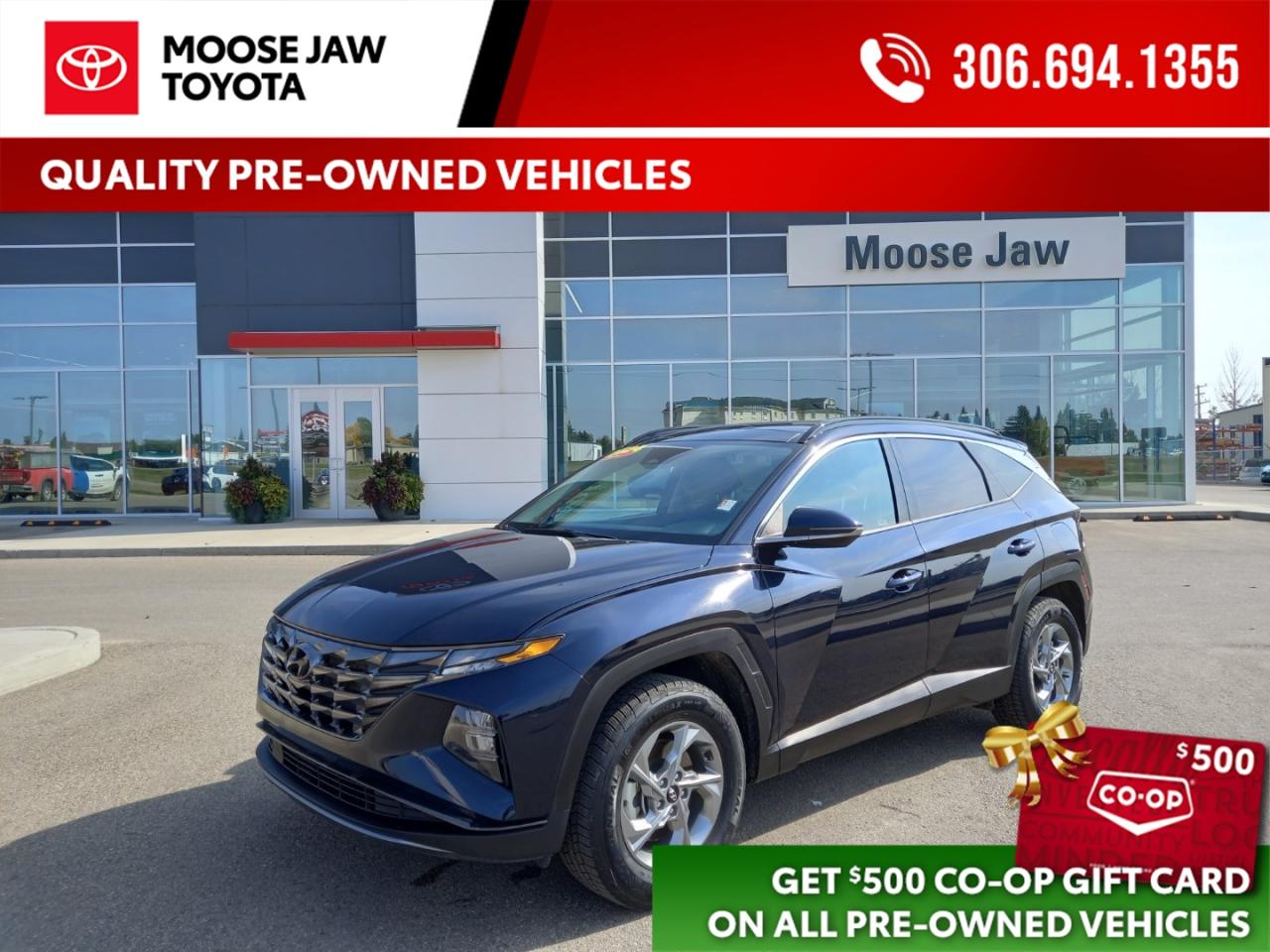 Used 2024 Hyundai Tucson Stylish, smart, and versatile. The Tucson Trend trim offers modern design, advanced tech, and everyday comfort in a capable SUV package. for sale in Moose Jaw, SK