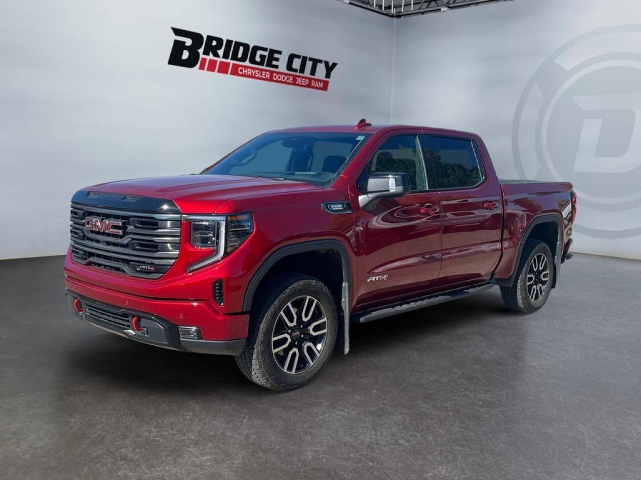 Used 2025 GMC Sierra 1500 Duramax Diesel - AT4 Pkg - Side Steps - Sunroof - Leather - Box Liner - Navigation - Remote Start - Low Km's! for sale in Lethbridge, AB