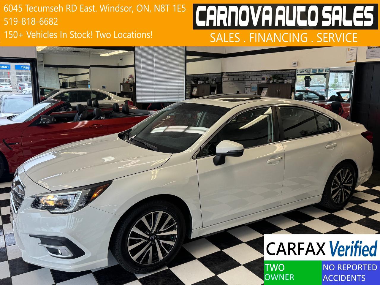 Used 2018 Subaru Legacy 2.5i Touring+Roof+ApplePlay+CLEAN CARFAX for sale in Windsor, ON