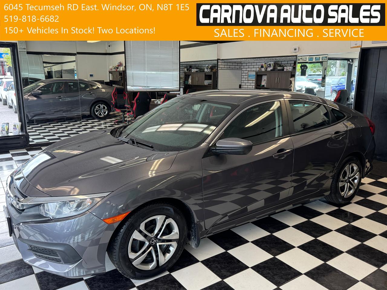 2018 Honda Civic LX+New Tires+ApplePlay+Camera+CLEAN CARFAX Photo