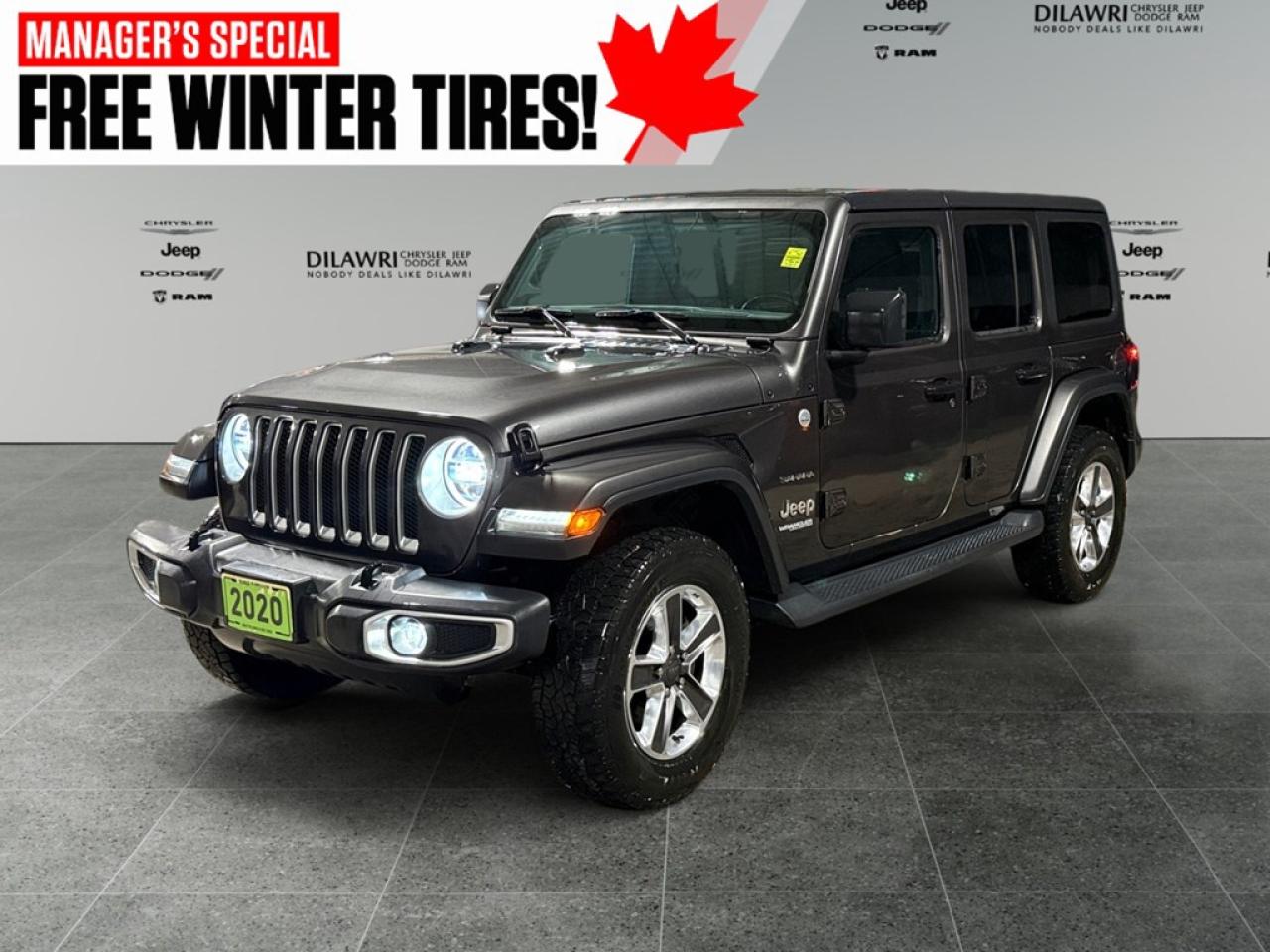 Used 2020 Jeep Wrangler Unlimited Sahara 4X4 for sale in Nepean, ON