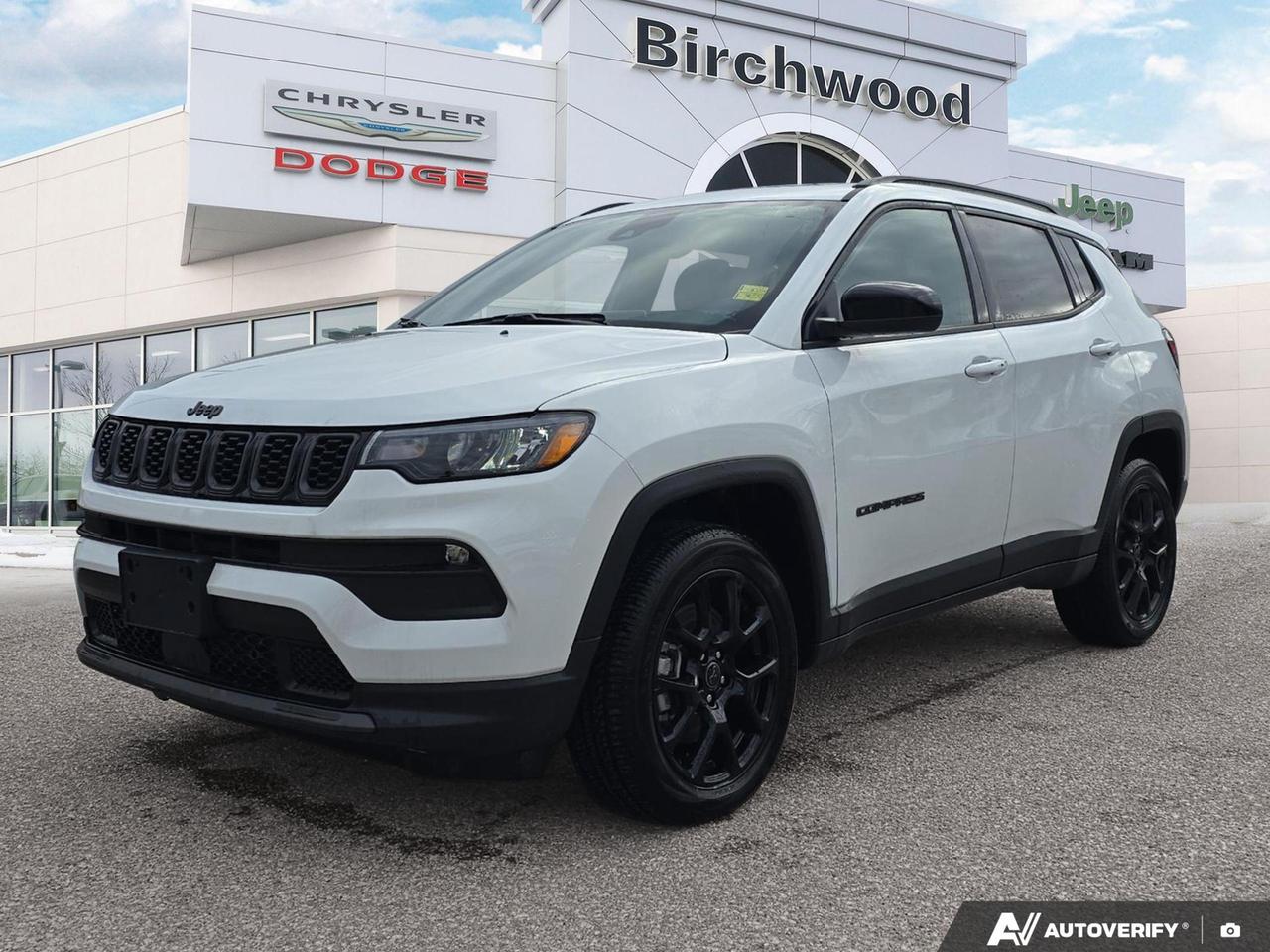 SelecTerrain Traction Management System
Jeep Clean Air System
FullSpeed Forward Collision Warning Plus
Pedestrian/Cyclist emergency braking
Active Lane Management System
BlindSpot Monitoring w/ Rear CrossPath Detection
Drowsy driver detection
Rear seat reminder alert
Electronic Stability Control
Rain Brake Support
Hill Start Assist
AllSpeed Traction Control
ParkView Rear BackUp Camera
Electronic Roll Mitigation
Trailer Sway Control
Experience the future of SUVs with the 2026 Jeep Compass North! This cutting-edge vehicle combines rugged capability with advanced technology for the modern adventurer.

Key Features:
- 4WD capability with Selec-Terrain system
- 2.0L 4-cylinder turbo engine for efficient power
- 8.4 Uconnect 5 display with smartphone integration
- Heated front seats and steering wheel for ultimate comfort
- Advanced safety features including Blind Spot Detection and Lane Keeping Assist
- Remote engine start for convenience in any weather
- Spacious interior with 60-40 folding rear seats for versatile cargo options

Ready to experience the new Compass? Reserve yours today at Birchwood Chrysler Dodge Jeep Ram. Contact us to schedule a personalized walkthrough or start your purchase process online. Dont miss your chance to be among the first to own this innovative SUV!
Birchwood Chrysler Dodge is your choice for New Chrysler, Dodge, Jeep, RAM vehicles in Winnipeg. 
 
With us, Experience is Everything. Complete as much or as little of your purchase online as you like. All pricing you see is what you pay. No hidden fees. All new vehicle special offers and discounts are already calculated in the pricing. On our website you can choose payment options and terms knowing these are transparent and accurate.

Start your purchase online to build your exact pricing to your specifics like how much money down, vehicle trade and any accessories or added optional protection that suits your needs.

Any questions let us know by calling (204) 774-4444, wed love to send you a video to clarify any questions about a vehicle!

Visit us in store at 90-3965 Portage Ave in the Birchwood Autopark.

Dealer permit #5686
Dealer permit #5686