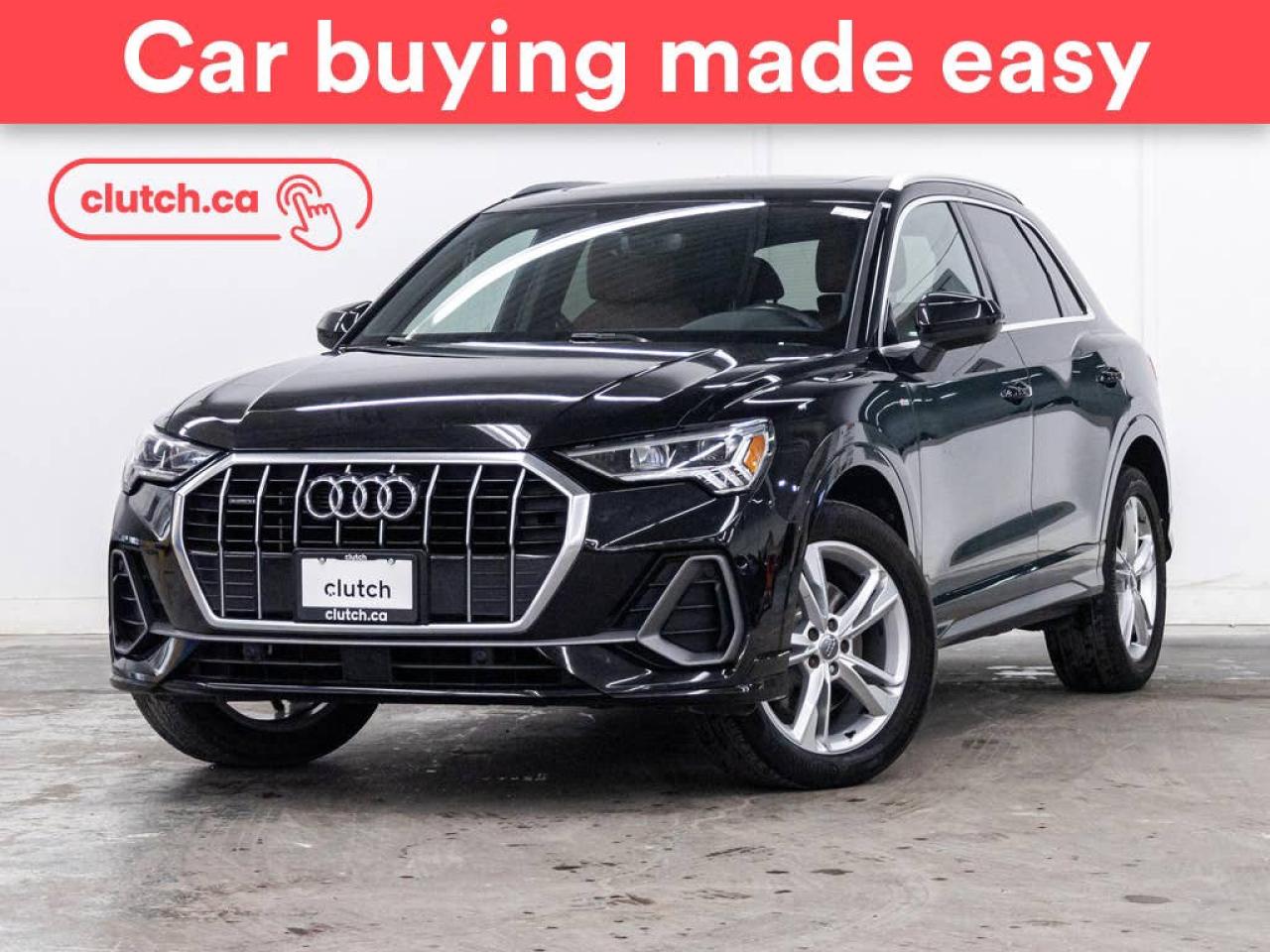 Used 2020 Audi Q3 Progressiv 45 AWD w/Apple CarPlay & Android Auto, Heated Front Seats, Backup Cam for sale in Toronto, ON