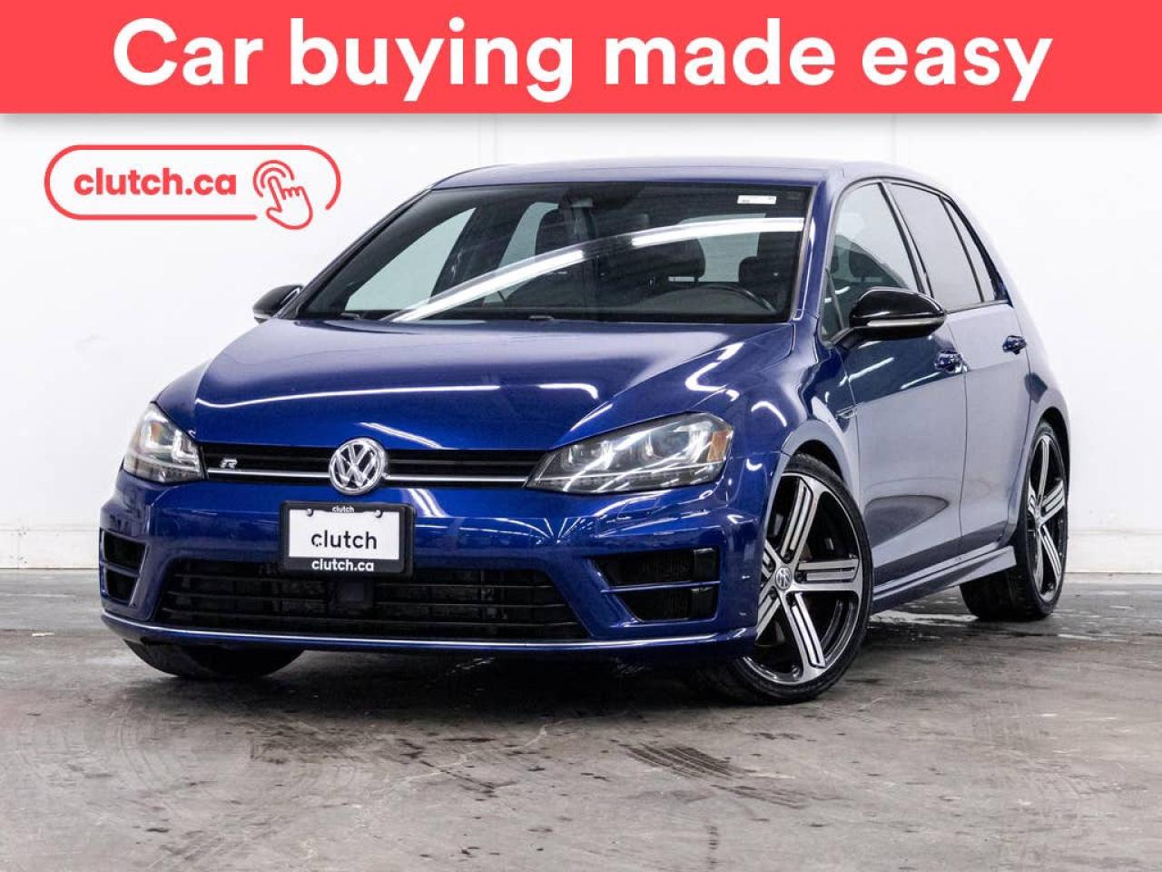 Used 2016 Volkswagen Golf R Base AWD w/ Technology Pkg w/Apple CarPlay & Android Auto, Heated Front Seats, Backup Cam for sale in Toronto, ON