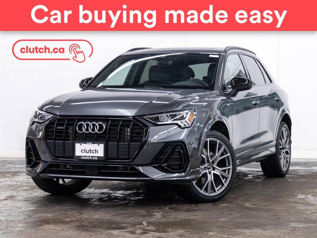 Used 2022 Audi Q3 Progressiv 45 AWD w/Apple CarPlay & Android Auto, Heated Front Seats, Backup Cam for sale in Toronto, ON