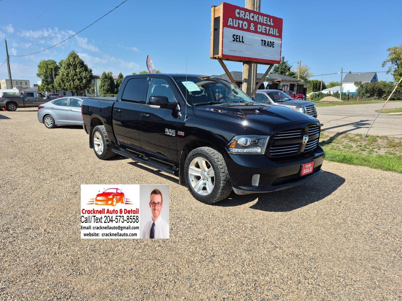 Used 2015 RAM 1500 4WD Crew Cab 5.7 Ft Box Sport for sale in Carberry, MB