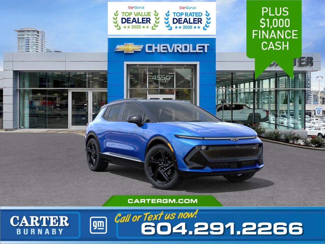 New 2025 Chevrolet Equinox EV RS FWD | Double Costco Bonus: Up to $2,400! for sale in Burnaby, BC