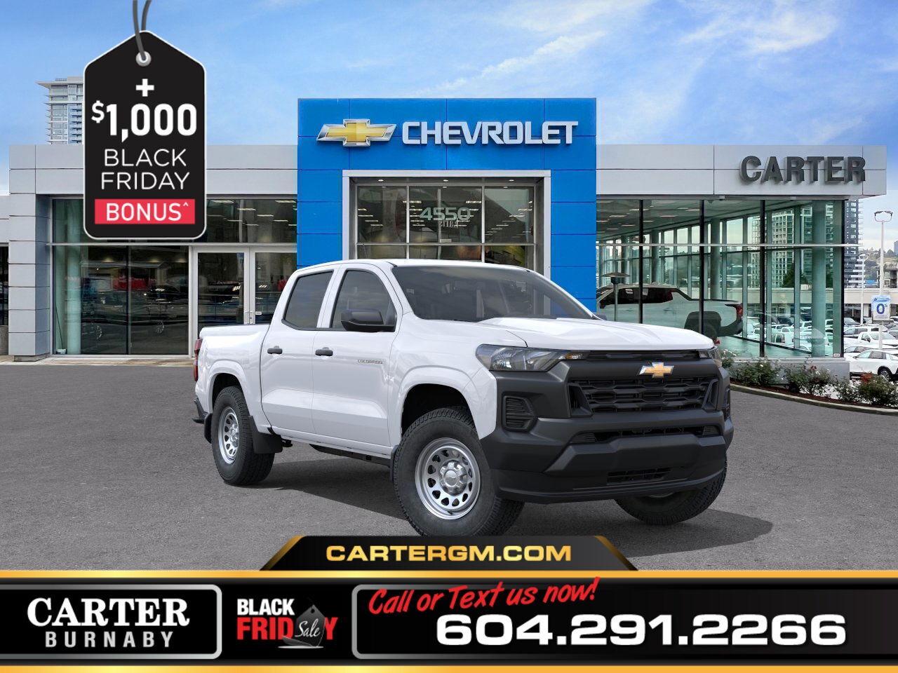 New 2026 Chevrolet Colorado WORK TRUCK 2WD | TURBOMAX ENG/HD REAR CAMERA for sale in Burnaby, BC