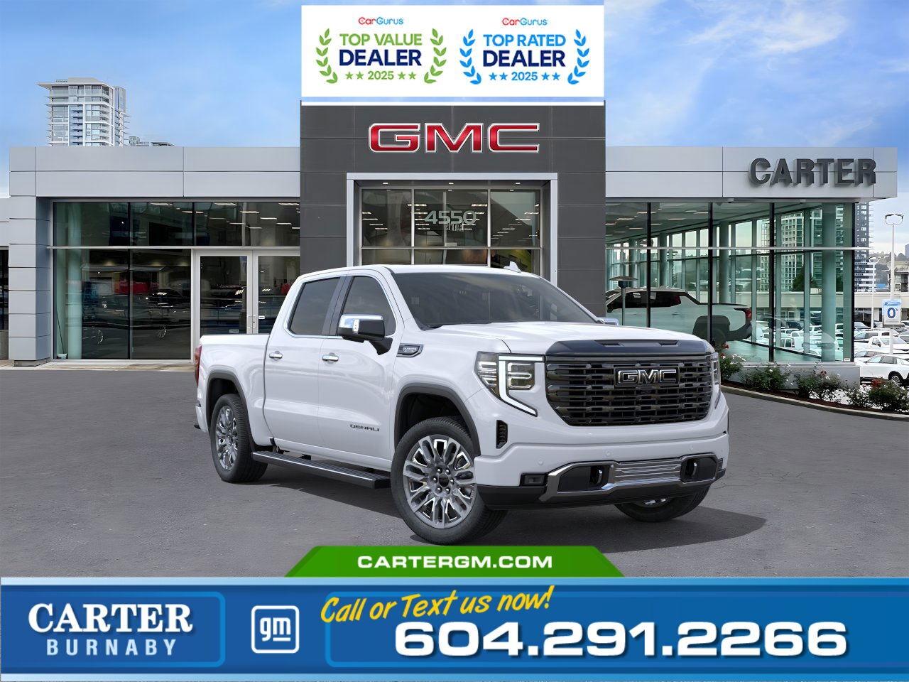 New 2026 GMC Sierra 1500 DENALI ULTIMATE 4WD | TRAILERING PKG/PWR SUNROOF for sale in Burnaby, BC
