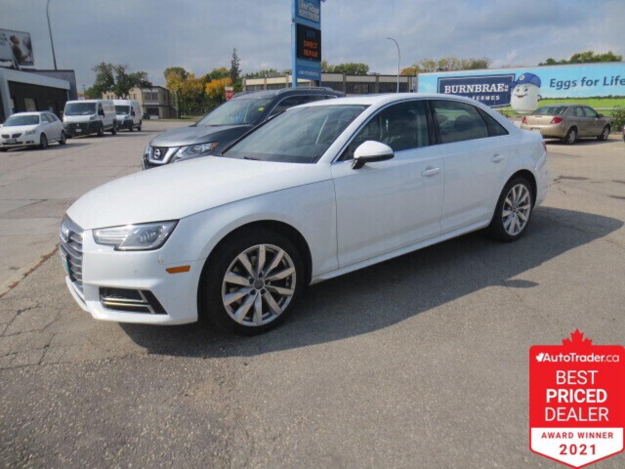 Used 2018 Audi A4 2.0 TFSI Komfort S tronic for sale in Winnipeg, MB