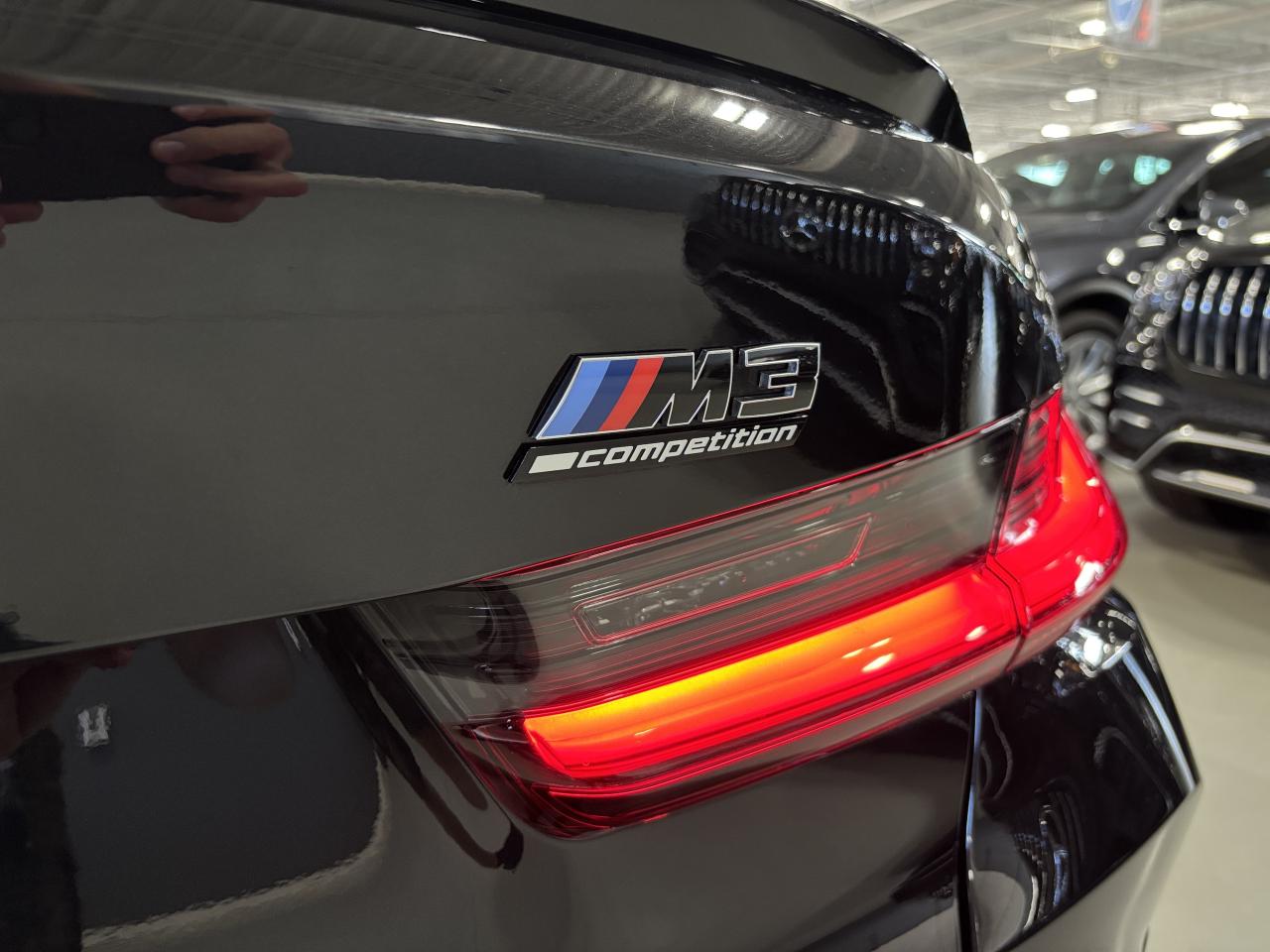 2025 BMW M3 Competition|SEDAN|AWD|NO LUX TAX|REDLEATHER|CARBON - Photo #12