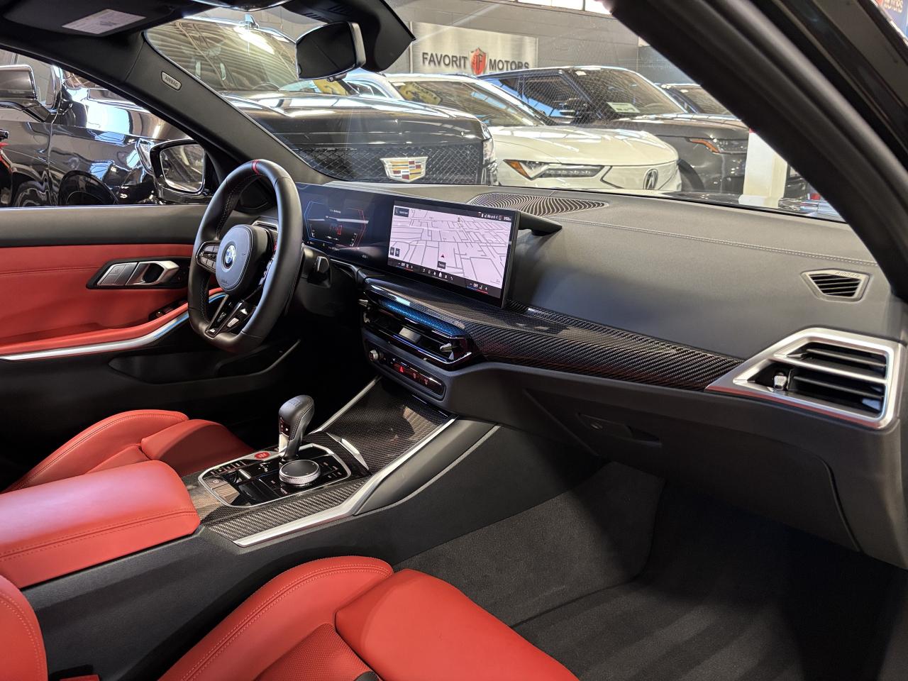 2025 BMW M3 Competition|SEDAN|AWD|NO LUX TAX|REDLEATHER|CARBON - Photo #20