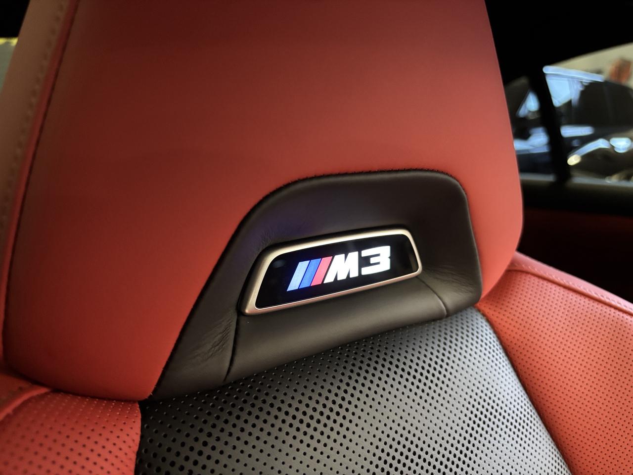 2025 BMW M3 Competition|SEDAN|AWD|NO LUX TAX|REDLEATHER|CARBON - Photo #22