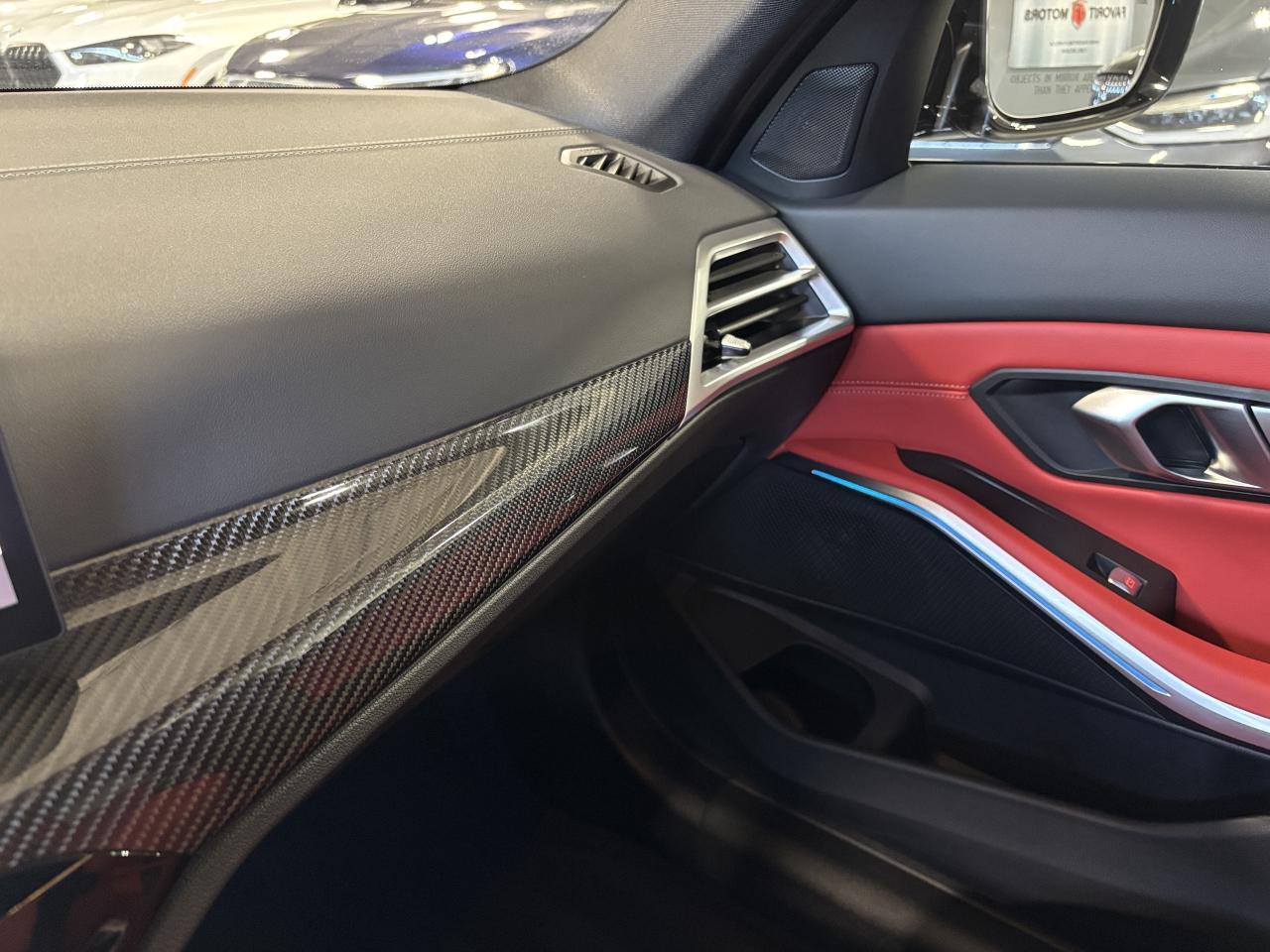 2025 BMW M3 Competition|SEDAN|AWD|NO LUX TAX|REDLEATHER|CARBON - Photo #26