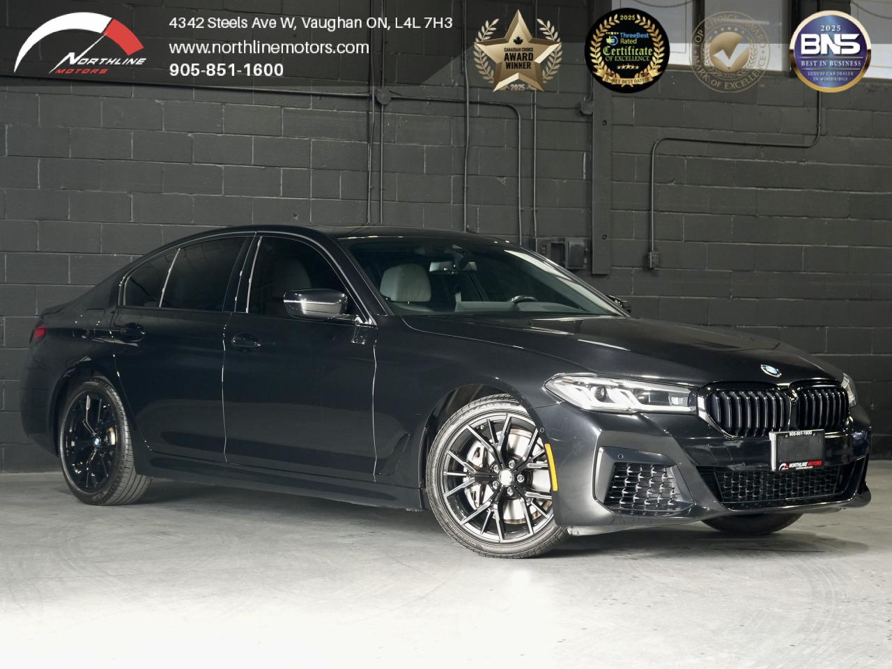 Used 2022 BMW 5 Series 540i xDrive/ROOF/HUD/HARMAN K/DRIVE ASSIST/CARPLAY for sale in Vaughan, ON