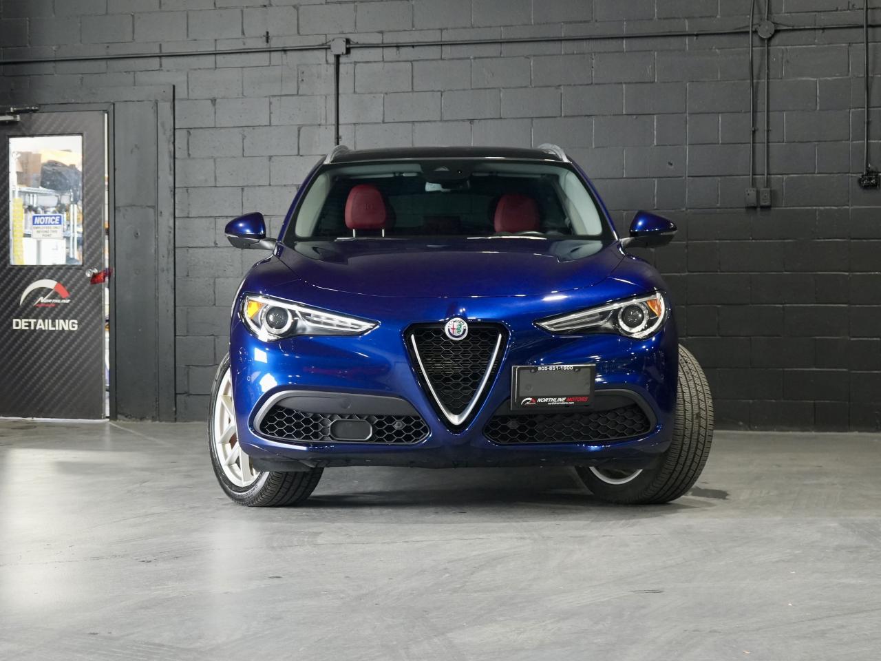 2021 Alfa Romeo Stelvio Ti/PANO/CAM/NAV/HARMAN K/DRIVE ASSIST/NO ACCIDENTS Photo2