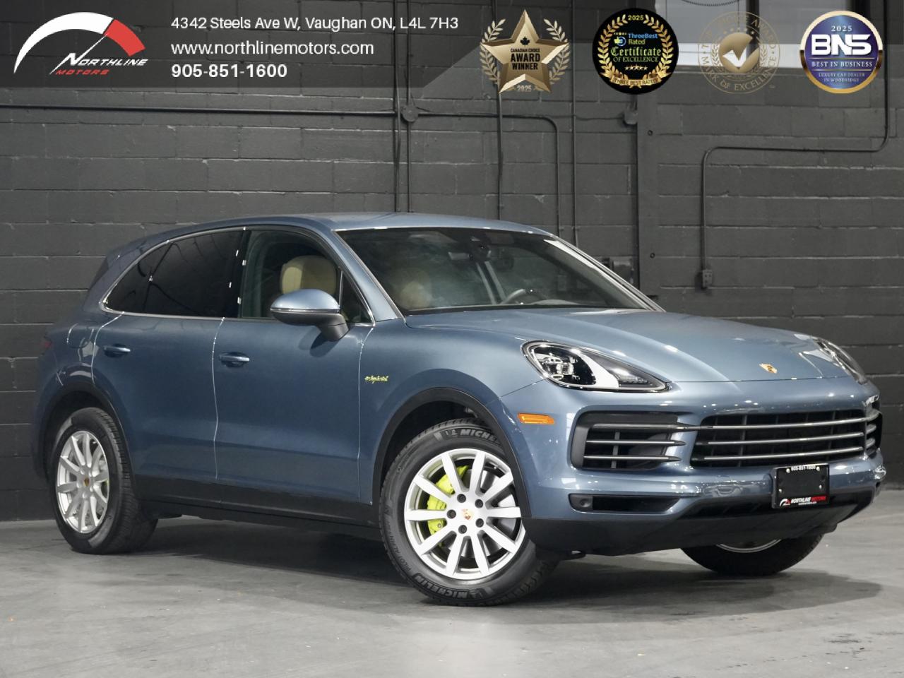 Used 2020 Porsche Cayenne E-Hybrid/PDLS/SPORT CHRONO PKG/NO ACCIDENT/1OWNER for sale in Vaughan, ON