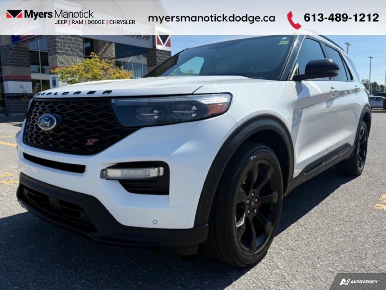 Used 2020 Ford Explorer ST  - Navigation -  Leather Seats for sale in Ottawa, ON