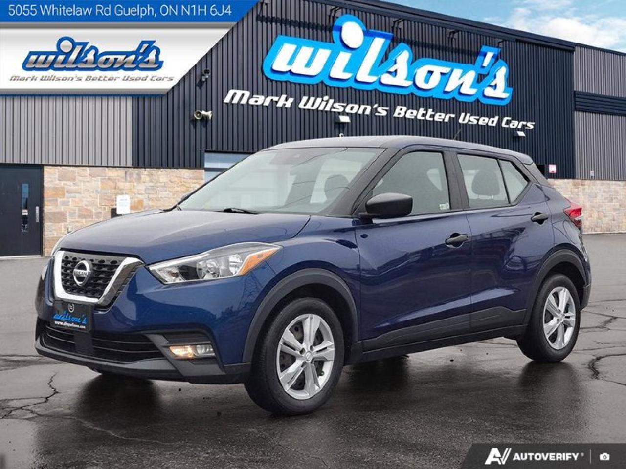 Used 2020 Nissan Kicks S | Apple CarPlay | Android Auto | Blind Spot Monitor | Cruise Control | Rear Camera & More ! for sale in Guelph, ON