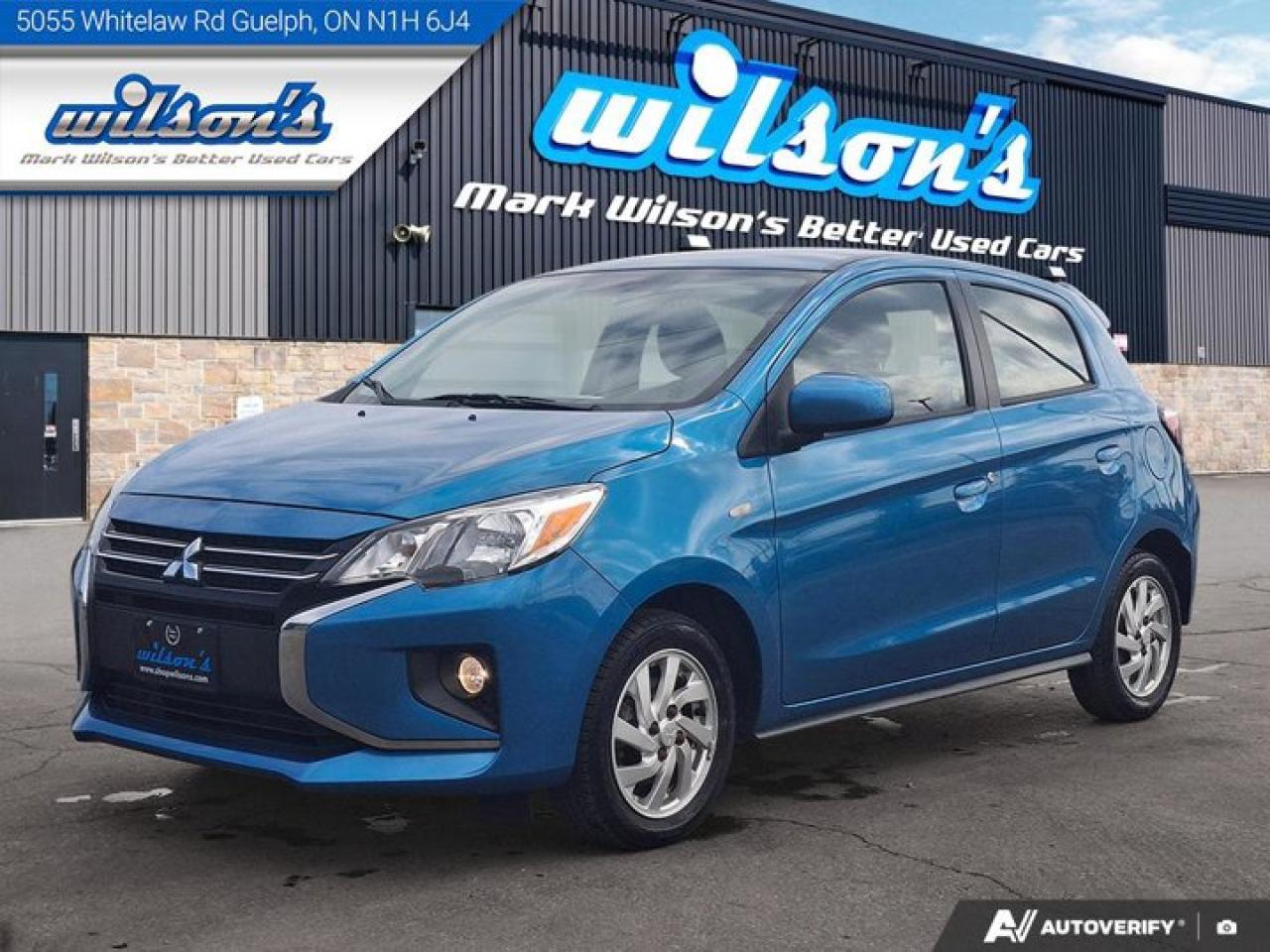 Used 2022 Mitsubishi Mirage SE Hatch | Carplay + Android Auto | Alloys | Power Windows + Locks | Keyless Entry | for sale in Guelph, ON