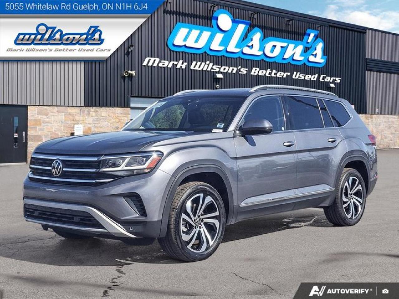 Used 2023 Volkswagen Atlas Highline AWD | V6 | Leather | Nav | Pano Roof | Cooled + Heated Seats | Adaptive Cruise | and More ! for sale in Guelph, ON