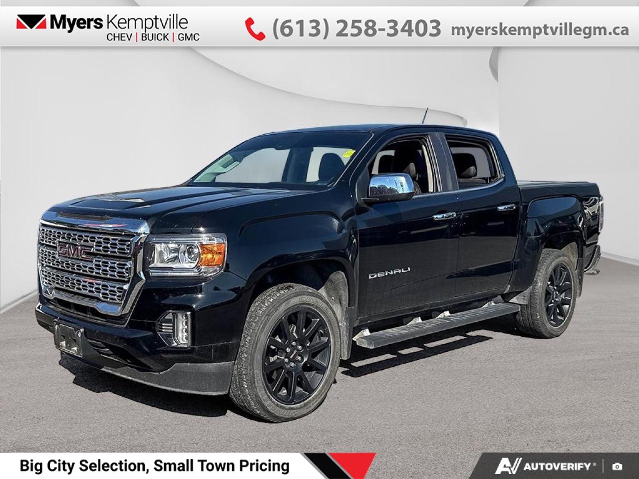 Used 2022 GMC Canyon Denali  - Cooled Seats -  Navigation for sale in Kemptville, ON