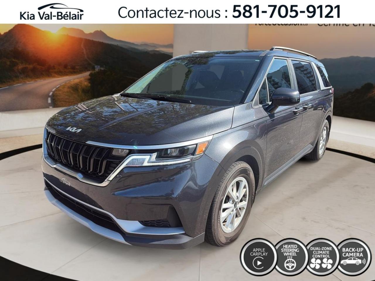 Used 2023 Kia Carnival LX+ *V6 *290HP *A/C *CAMERA *CARPLAY *SIEGES CHAUFF for sale in Québec, QC