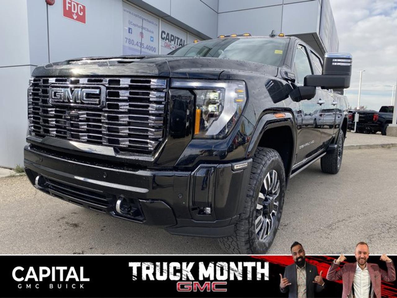 This 2026 DENALI ULTIMATE HD 3500 is the benchmark for LUXURY. Fully equipped with every option including Body Color Wheel Arch Moldings, Massaging Power Seats, Heated and Cooled Seats, Heads-Up Display, Adaptive Cruise, Rear Streaming Mirror, Signature Alpine Umber Interior, Vader Chrome, Duramax Engine, 360 Cam, Sunroof and so much more... CALL NOW and secure yours today..Ask for the Internet Department for more information or book your test drive today! Text (or call) 780-435-4000 for fast answers at your fingertips!Disclaimer: All prices are plus taxes and include all cash credits and loyalties. See dealer for details. AMVIC Licensed Dealer # B1044900