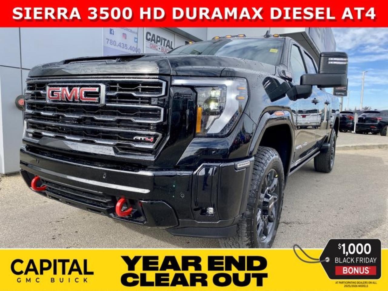 New 2026 GMC Sierra 3500 HD Crew Cab AT4 for sale in Edmonton, AB