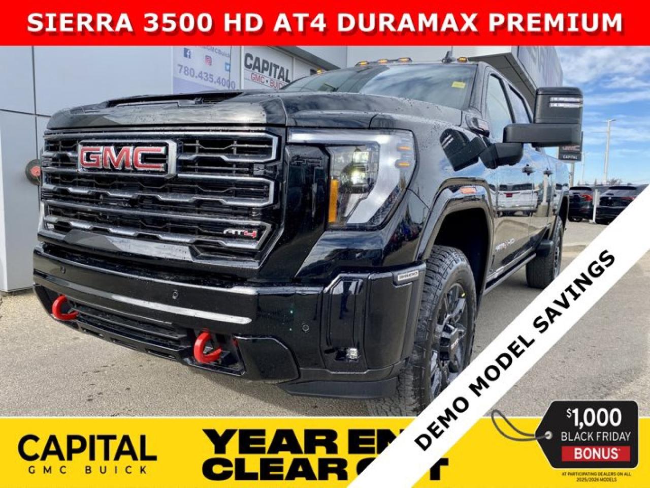 New 2026 GMC Sierra 3500 HD Crew Cab AT4 for sale in Edmonton, AB
