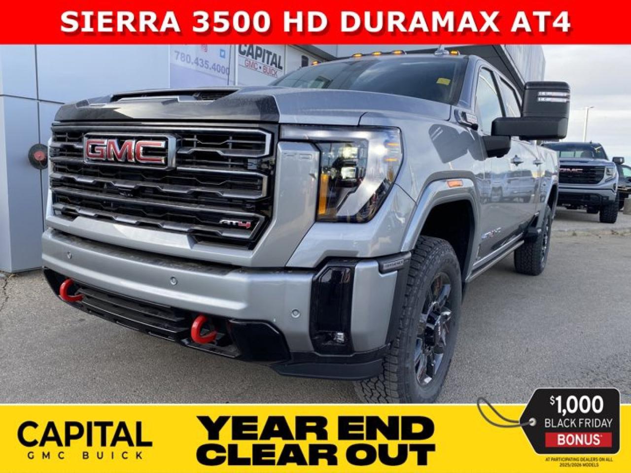 New 2026 GMC Sierra 3500 HD Crew Cab AT4 for sale in Edmonton, AB