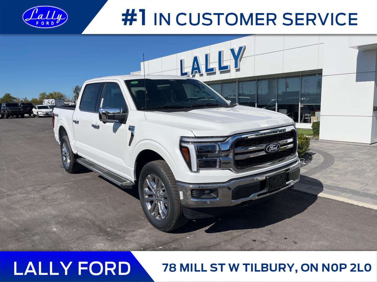 New 2025 Ford F-150 Lariat for sale in Tilbury, ON