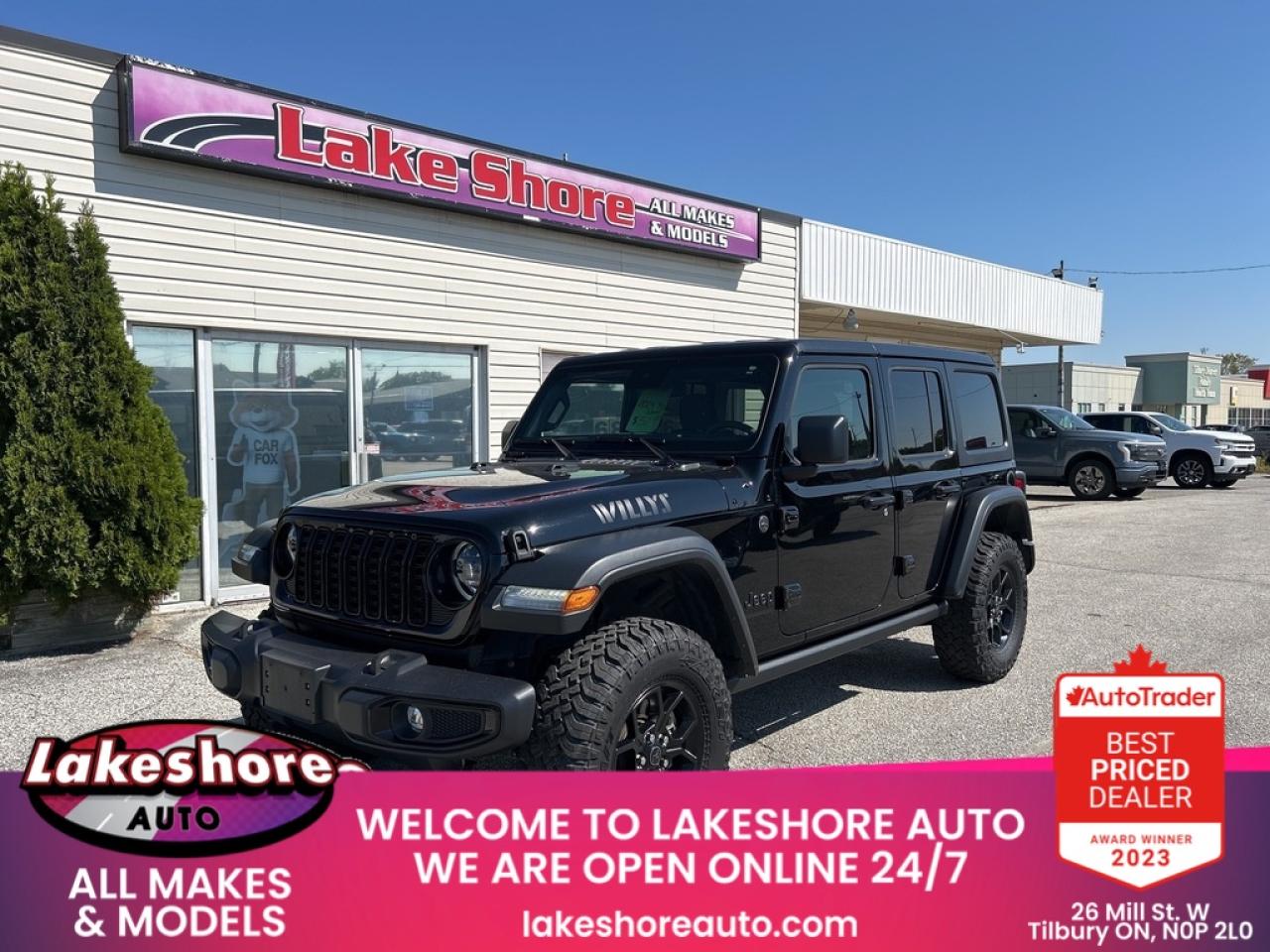 Used 2024 Jeep Wrangler Sport Willys for sale in Tilbury, ON