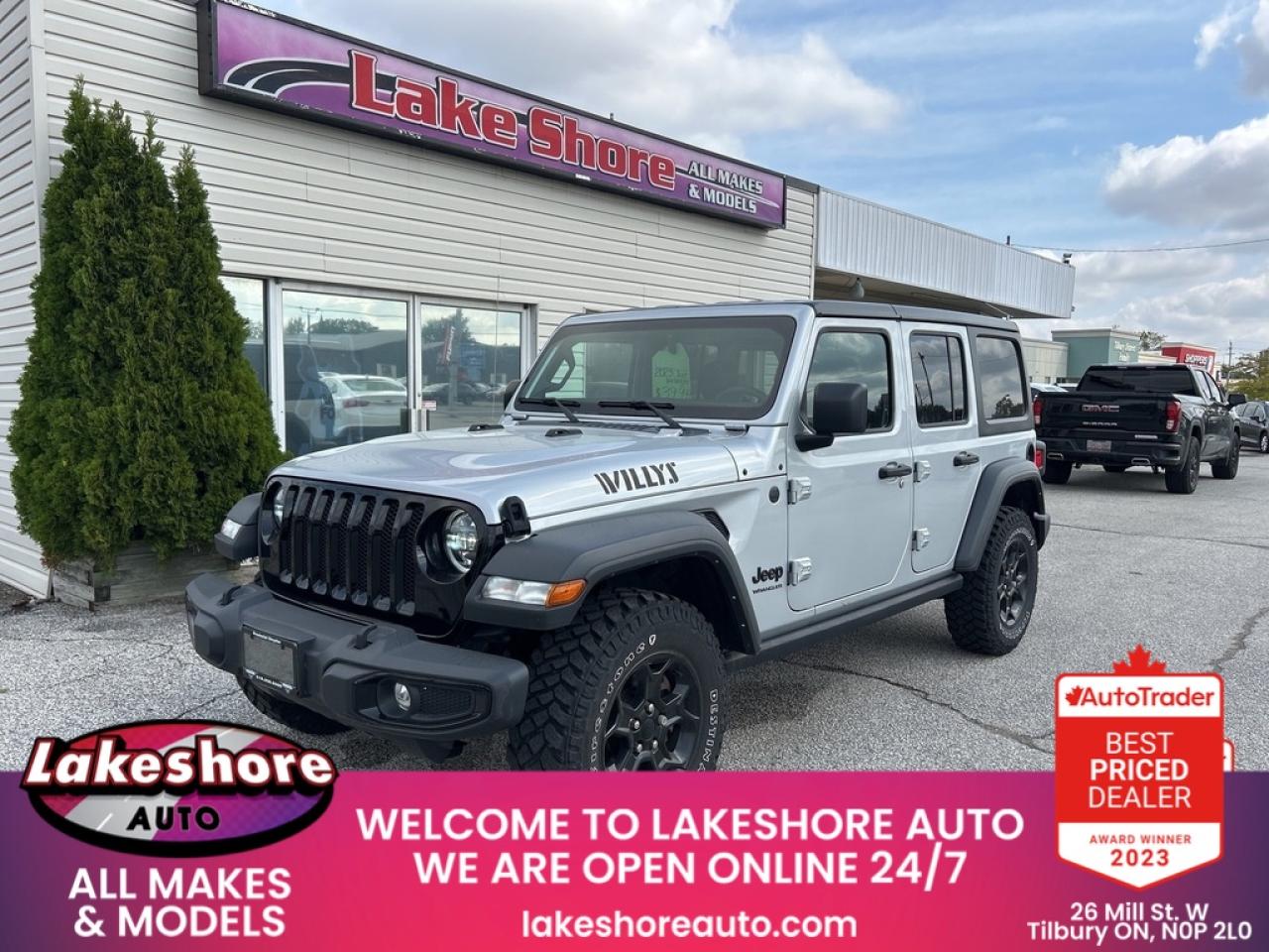 Used 2023 Jeep Wrangler Sport Willys for sale in Tilbury, ON
