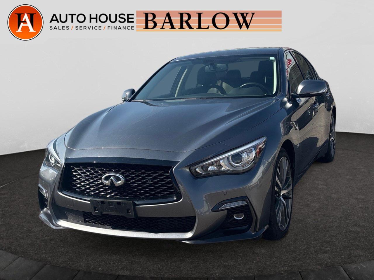 Used 2020 Infiniti Q50 Signature Edition NAVI LANE ASSIST SUNROOF BACKUP CAMERA HEATED STEERING WHEEL HEATED SEATS for sale in Calgary, AB
