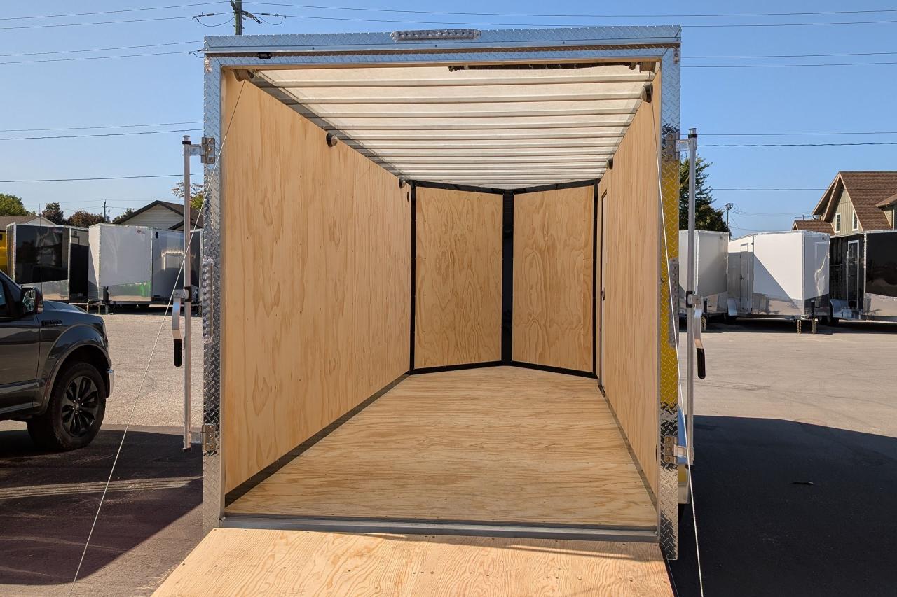 2025 Canadian Trailer Company 7x16 V-Nose Cargo Trailer Aluminum Tandem Axle Photo4